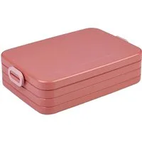 Mepal Lunchbox Lunchbox Take a Break Large, 1500 ml, für 4 Sandwiches, Spülmaschinenfest, mit Unterteilung, Vivid Mauve
