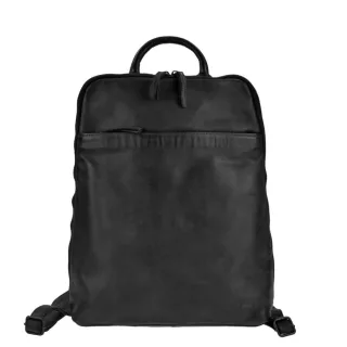 Bear Design Lederrucksack Damen Ivanka | Cow Lavato schwarz