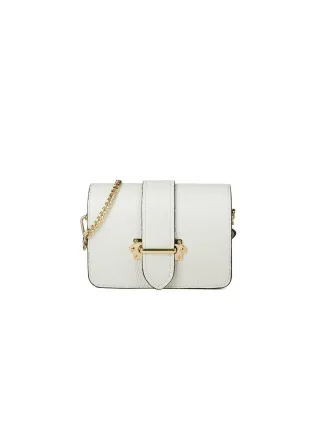 Giulia Monti Schultertasche/Tasche für die Taille Hellbeige