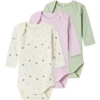 Name It Body NBFBODY 3P LS JET STREAM DOT NOOS (Packung, 3-tlg)