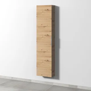 Sanipa 3way Hochschrank mit 1 Tür, Eiche Natural-Touch UM16485