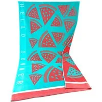 heimtexland Strandtuch Badetuch Handtuch Duschtuch Sommer XL 90x160 cm, Jacquard Velours (Stück, 1-St), weicher Jacquard Velours mit saugstarker Frottier Rückseite