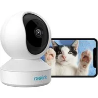 Reolink Überwachungskamera E1 3MP WLAN IP (Indoor, Packung, 1-tlg., 355° Schwenk & 50° Neigung, Pan-Tilt,2,4-GHz-WLAN,Bewegungserkennung,Bidirektionales Audio)