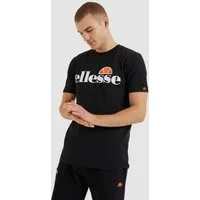 Ellesse T-Shirt SL PRADO TEE mit Logodruck, Kurzarm, schmale Basic-Passform, hüftlange Schnittform