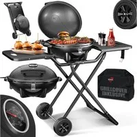 KESSER Elektro-Standgrill, elektrischer Elektrogrill 2in1 Tischgrill Standgrill Deckel