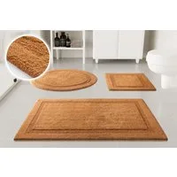 OTTO home Badematte Meellor, Höhe 20 mm, rutschhemmend beschichtet, fußbodenheizungsgeeignet, Baumwolle, rechteckig, Badteppich, getuftet, modern, Uni, antirutsch, flauschig, Baumwolle