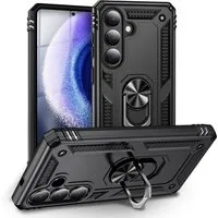 Nalia Smartphone-Hülle Samsung Galaxy S26 16 cm (6,3 Zoll), RINGDEFEND Case - Militär-Schutz, 360° Ring-Halter & Standfunktion