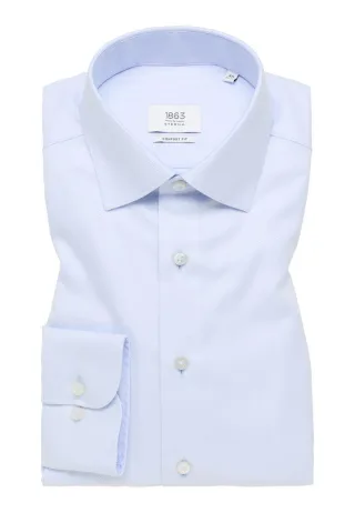 ETERNA - Hemd Comfort Fit blau - Gr. - 42