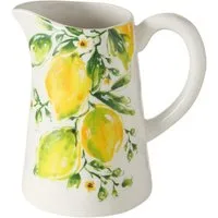BOLTZE GRUPPE GmbH Vorratsglas Krug aus Keramik LEMONY, 1250 ml, Keramik, (einzeln, einzeln)
