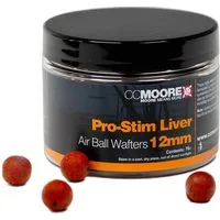 CC Moore Fischboilies Pro-Stim Liver Air Ball Wafters 12mm (70)