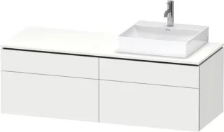 Duravit L-Cube Konsolenwaschtischunterbau wandhängend Weiß Matt 1420x550x482 mm - LC4870R18180000 LC4870R18180000