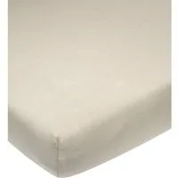Meyco Baby Spannbettlaken Sand, Jersey, Gummizug: Rundum, (1 Stück), 40x80/90cm - 1-pack