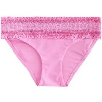 Next Bikini-Hose Gesmokte Bikinihose mit hohem Beinausschnitt (1-St)
