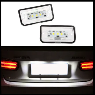 LED PREMIUM Kennzeichenbeleuchtung für Mercedes W203 CLK A209 C209 SL R230 R199