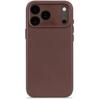 DECODED Smartphone-Hülle Leather Backcover iPhone 17 Pro Chocolate Brown