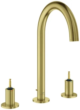 GROHE 3-Loch Waschtischarmatur Atrio Private C. 20593 für Hebelgriffe cool sunrise geb., 20593GN0 20593GN0