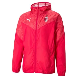 Puma AC Mailand 2020-21 Herren Rote Aufwärmjacke