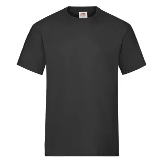 Fruit of the Loom - T-Shirt für Herren/Damen Unisex (Schwarz)