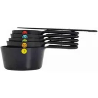 OXO Good Grips Messbecher, Kunststoff, (6-St), 6-teilig, inkl. Schaber zum Glattstreichen von Zutaten