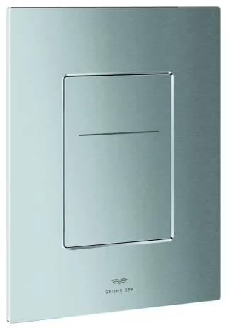 GROHE WC-Betätigung Arina 104644 eckig Silk Motion edelstahl, 104644SD00 104644SD00