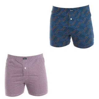2er-Pack Essential-Boxershorts mit Gummiband, Modell A0100 für Herren.