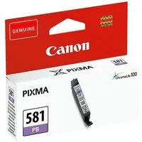 Canon CLI-581 PB Tintenpatrone (1-tlg., Original Druckerpatrone, blau (Photo)