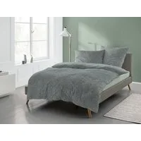 Irisette Bettwäsche Mink 8835, Biber, 2 teilig, einzigartige kuschelig weiche Winterbettwäsche