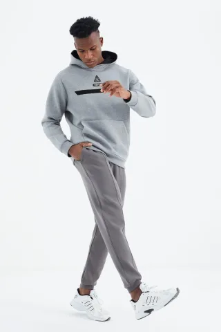 Herren Regular-Fit 3-Thread Fleece-Sweatpants