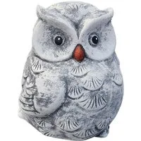 Stone and Style Gartenfigur Frostfeste Steinfigur Eule Hedwig