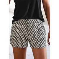 LASCANA Pyjamashorts mit edlem Allover-Muster