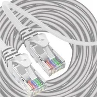 IZOXIS LAN Kabel 30m RJ45 Ethernet Netzwerkkabel Internet Patchkabel Weiß LAN-Kabel, RJ45, RJ45 (3000 cm), 30m Patchkabel mit Knickschutz und stabiler Kupferleiter Struktur