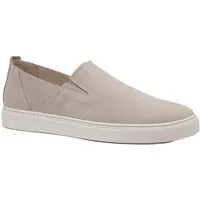 emilio adani Herren Loafer aus Verlours-Leder, Beige Sneaker