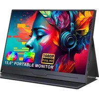 UPERFECT Upgrade des tragbaren 15,6-Zoll-VESA-Monitors mit 1080P-Display Portabler Monitor (39,62 cm/15.6 ", 1920x1080 px, Full HD, 25 ms Reaktionszeit, 60 Hz, IPS, Tragbarer Monitor, Gaming Monitor)