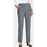 GOLDNER Stoffhose Kurzgröße: Elegante Stretchhose mit Bügelfalten Klassische Wollhose mit Teil-Dehnbund, Taschen und Knöchellänge