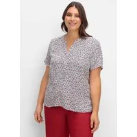 Witt Klassische Bluse Druckbluse Kurzarm