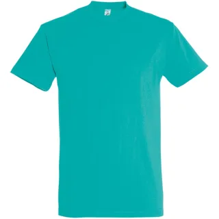 SOLS Mens Imperial Heavyweight Short Sleeve T-Shirt (Karibik Blau)