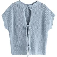 Next Stricktop Tank-Cover-up mit Muschelmuster (1-tlg)