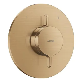 hansgrohe AXOR One Mischer 48415140 Unterputz für 2 Funktionen, brushed bronze