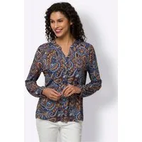 heine Klassische Bluse Jersey-Bluse Langarm