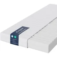 Kaltschaummatratze 7-Zonen Rollmatratze mit waschbarem Bezug, 12 / 16 / 18 / 22 cm Höhe, Napsie, H3 mittelfest, Ideal für Kinder-, Hochbetten und Gästezimmer