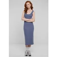 URBAN CLASSICS Sweatkleid Ladies Rib Top Dress Kleid Damen