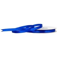 Creativery Satinband, Satinband 6mm x 25m Rolle Blau