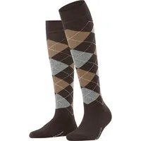 Burlington Kniestrümpfe Marylebone Einheitsgröße 36-41, wärmende Wollmischung, Argyle-Muster