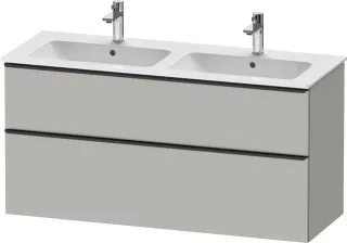 Duravit D-Neo Waschtischunterbau wandhängend Betongrau Matt 1280x462x625 mm - DE43650BD070000 DE43650BD070000