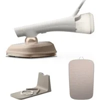 Philips Dampfbügeleisen GC213/10 OneTurn 2-in-1 Bügeleisen & Steamer, StyleMat & Dock inkl., 1800 W, SteamGlide Plus, 200ml Wasserbehälter und 90 g Dampfstoß