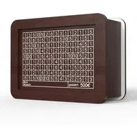 LumeeStar Spardose aus Holz mit Ziel – Motivierende Sparbox für Träume & Ziele