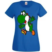 Youth Designz Print-Shirt Yoshi Damen T-Shirt Gaming Fun Print für Frauen mit modischem Retro Aufdruck
