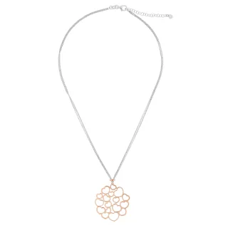 Orphelia 'Maliya' Damenkette mit Anhänger aus 925er Sterlingsilber, Silber/Rosé, ZK-7388