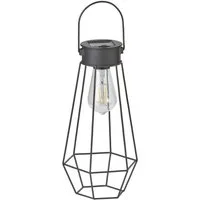 Northpoint LED Solarleuchte Laterne Außenleuchte Industrielook Garten Balkon IP44