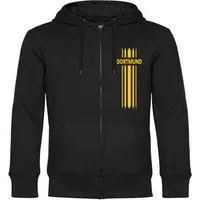 multifanshop Kapuzensweatjacke Dortmund - Streifen - Sweat